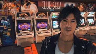 Judgment arcade scene