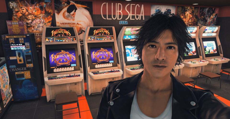 Judgment arcade scene