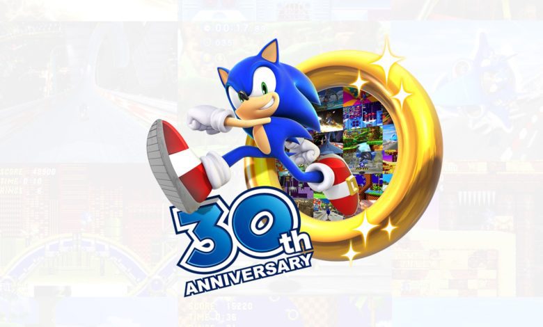 SEGA Sonic 30th anniversary logo