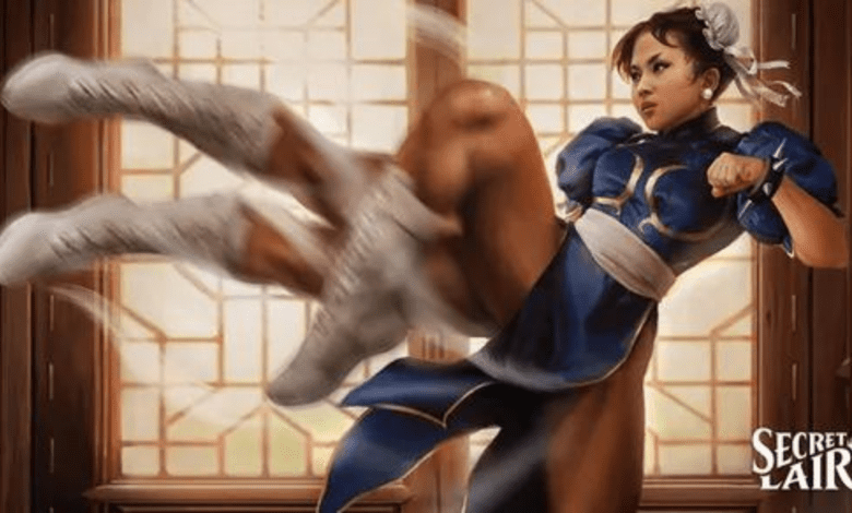 secret lair announces Street Fighter and Fortnite crossover