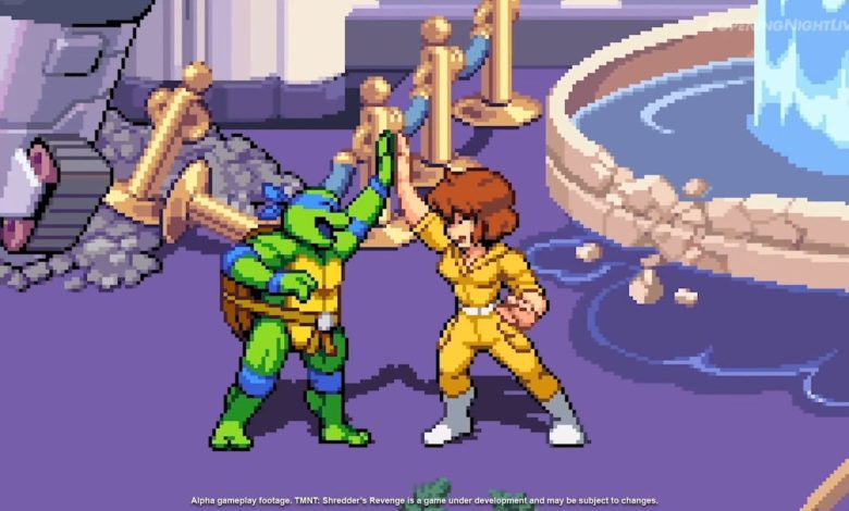 TMNT Shredder's Revenge ft. April O Neil