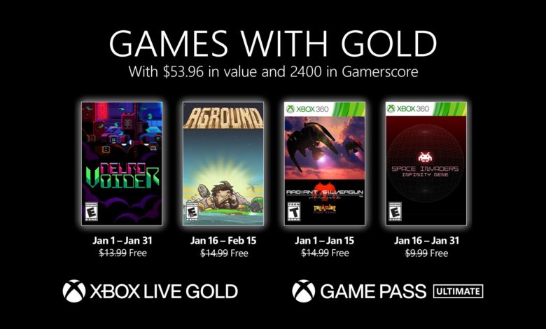 January Games With Gold