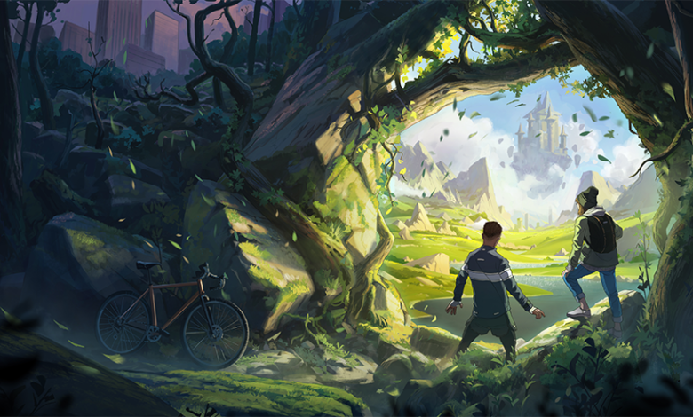 Blizzard unannounced survival game banner featuring two characters