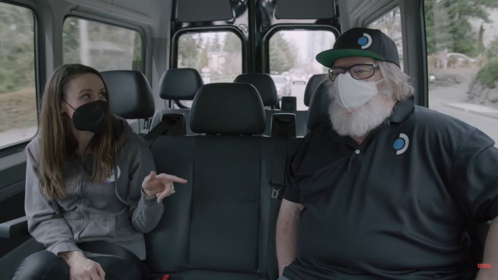 Gabe Newell Delivering Steam Decks