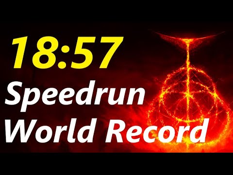 Elden Ring speedrunner world record at 18:57