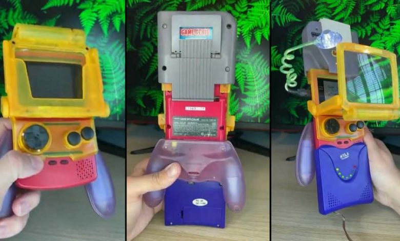 Unpacked Game Boy Color Accessories Monster