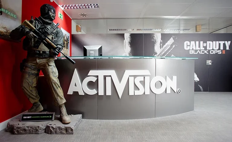 Part of the Call of Duty studio Raven Software's office