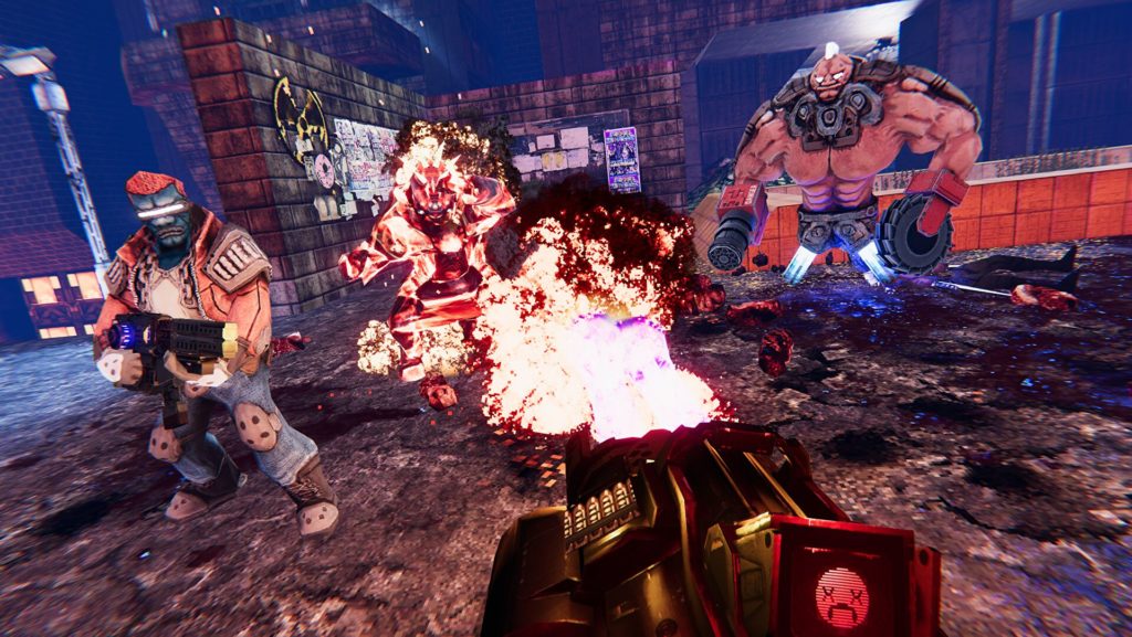 Turbo Overkill gun battles