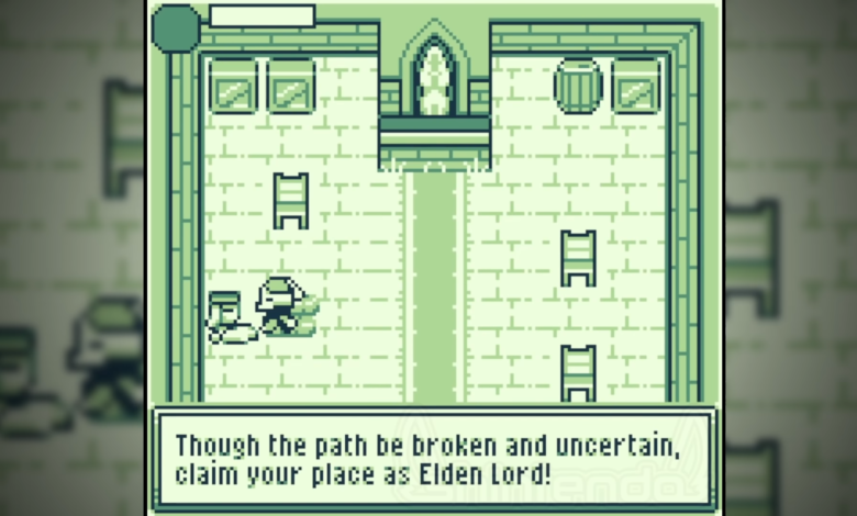 Elden Ring Demake screenshot from the teaser trailer