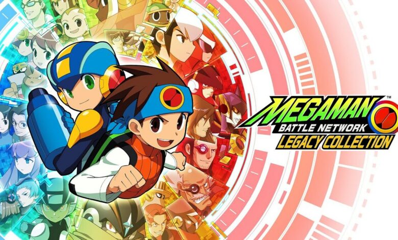 Mega Man Battle Network Legacy Collection Key Art