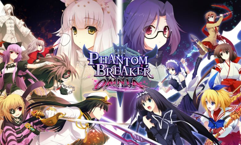 Phantom Breaker Omnia logo from the IP recently acquired by Rocket Panda Games