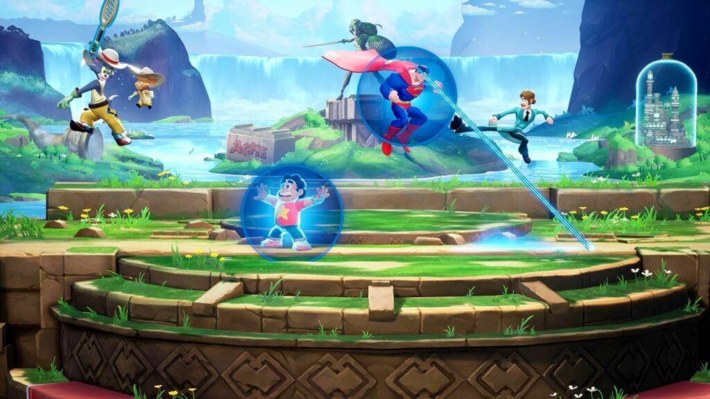 MultiVersus characters battle against each other