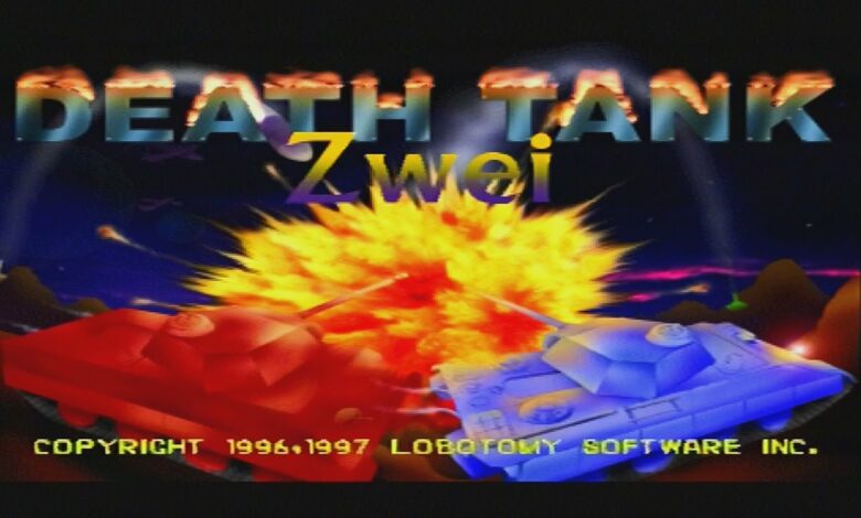 Death Tank Zwei title screen