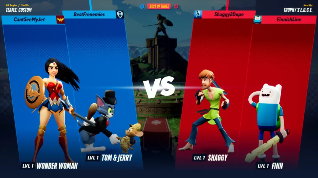MultiVersus battle screen