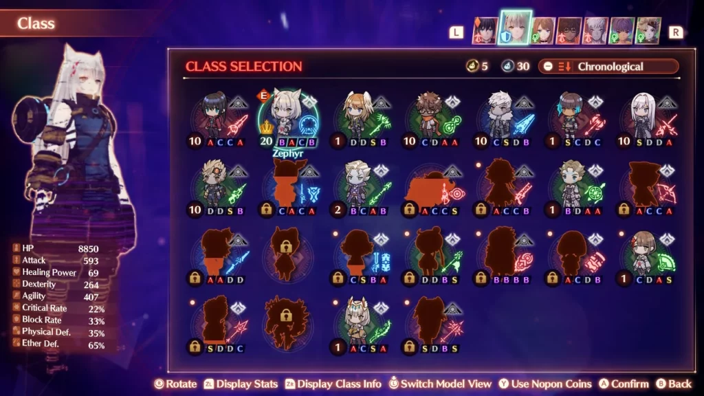 Xenoblade classes
