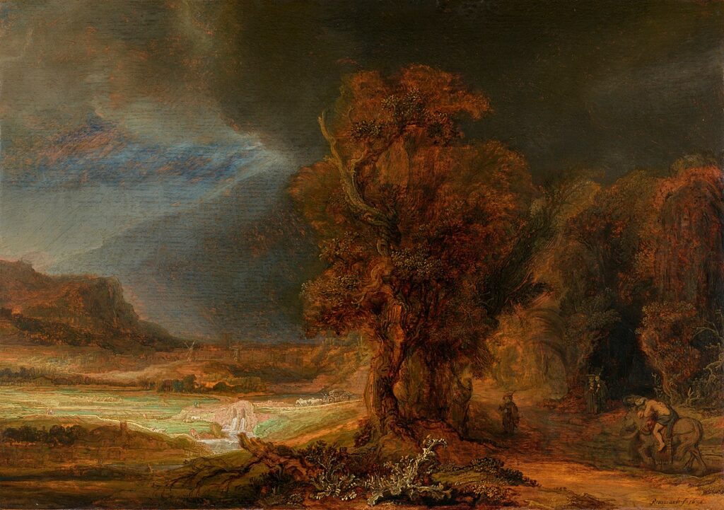 Rembrandt Landscape with the Good Samaritan