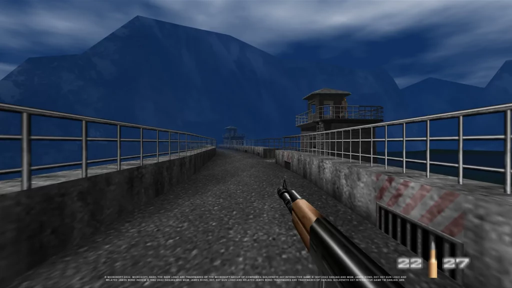 Fog density seems pruned back compared to the original.
